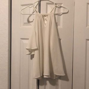 Cold shoulder blouse